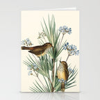 Little Birds and Flowers III Stationery Card Gallery Image 2