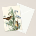 Little Birds and Flowers III Stationery Card Gallery Image 2