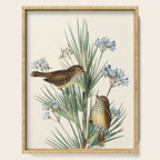 Little Birds and Flowers III Serving Tray Gallery Image 1