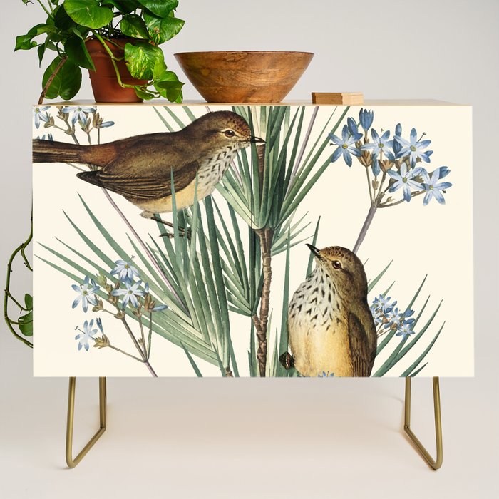 Little Birds and Flowers III Credenza Gallery Image 1