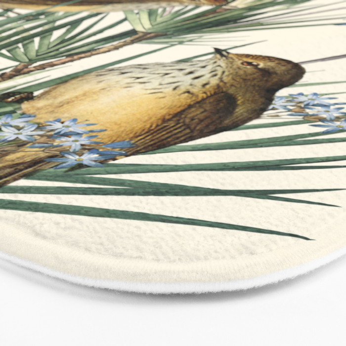 Little Birds and Flowers III Bath Mat Gallery Image 3
