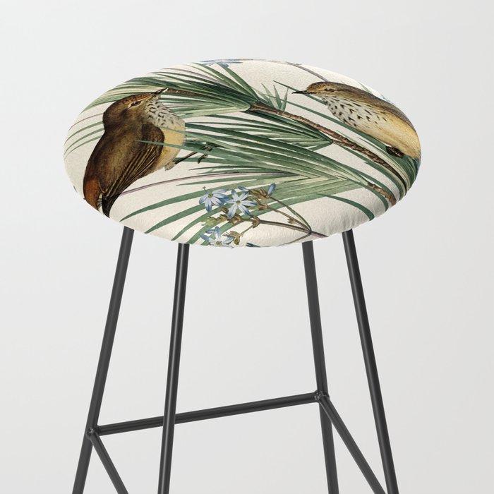 Little Birds and Flowers III Stool Gallery Image 2