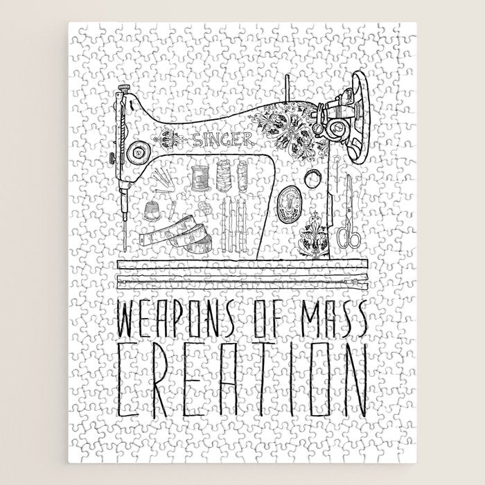 Weapons Of Mass Creation - Sewing Jigsaw Puzzle Gallery Image 1