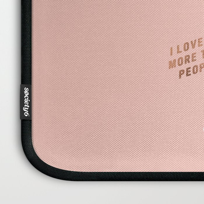 Can I Pet Your Dog - Rose Gold & Blush Palette Laptop Sleeve Gallery Image 3