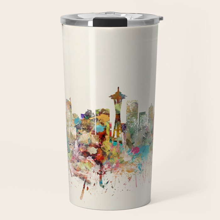 seattle skyline Travel Mug Gallery Image 1