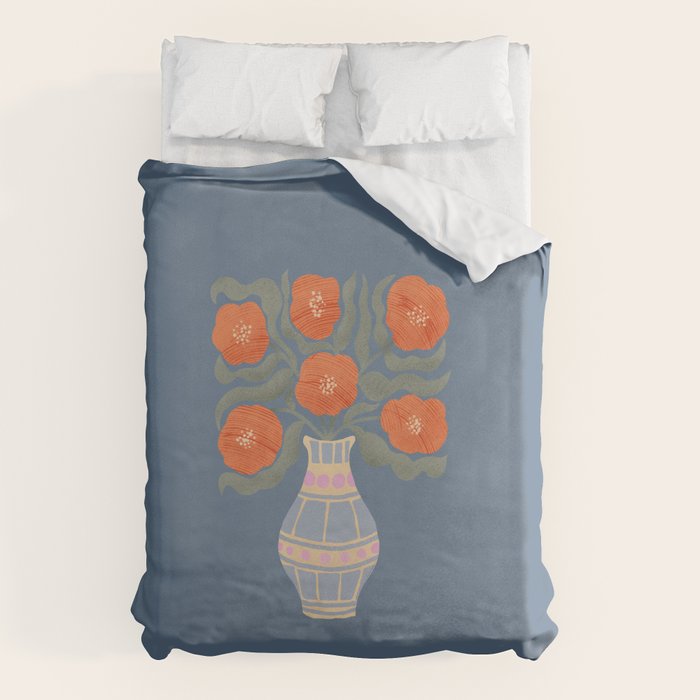 Flowers In A Vase Duvet Cover Gallery Image 1