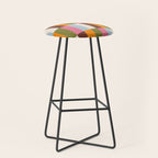 Color Block Stripes Stool Gallery Image 1