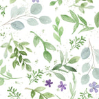 Botanical forest green lavender watercolor floral Coffee Mug Gallery Image 2