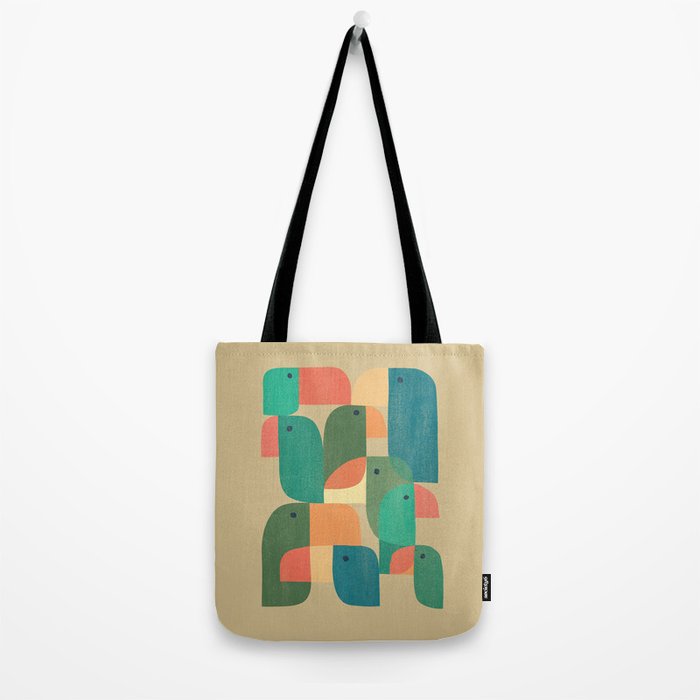 Mid-century tropical birds Tote Bag Gallery Image 2