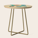 Mid-century tropical birds Side Table Gallery Image 1