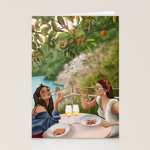 Tasting the Amalfi Breeze Stationery Card Gallery Image 2