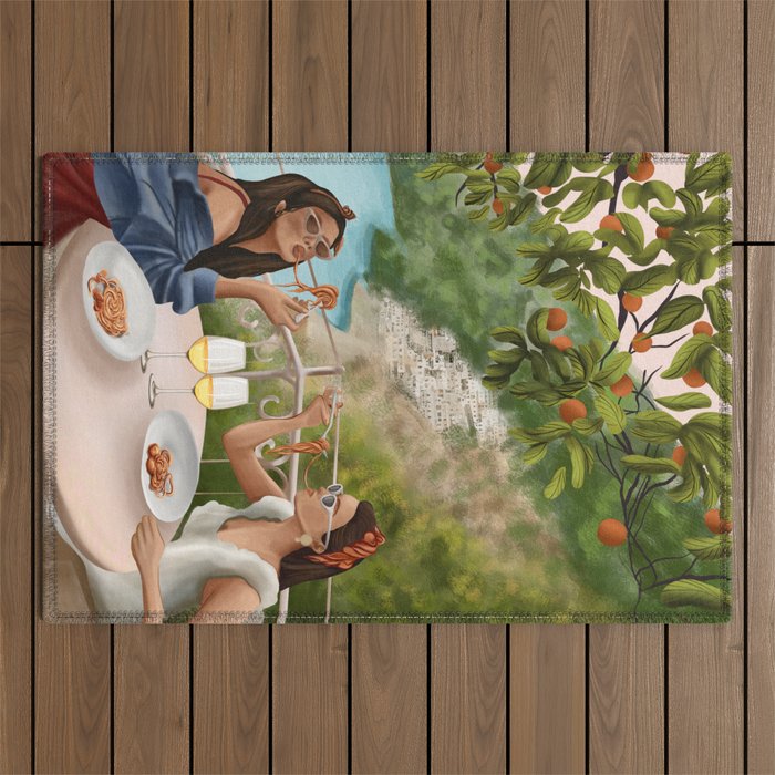 Tasting the Amalfi Breeze Outdoor Rug Gallery Image 1