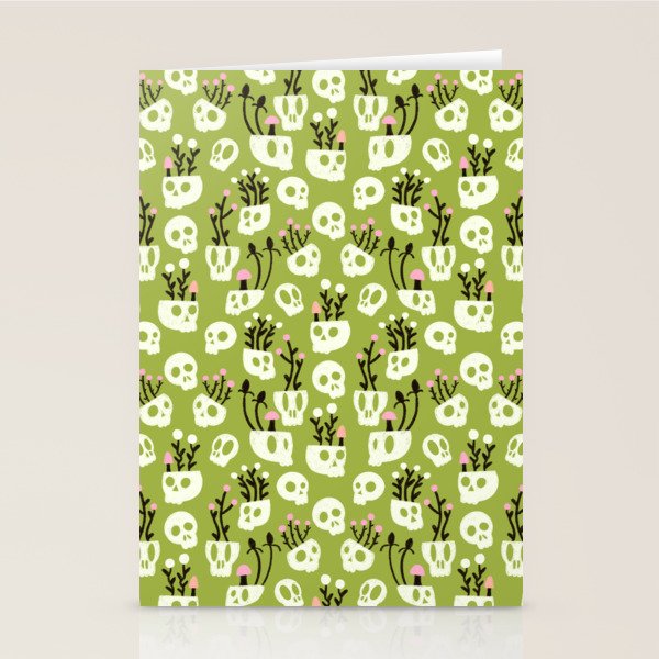 Botanical Heads Will Roll Stationery Card Gallery Image 1