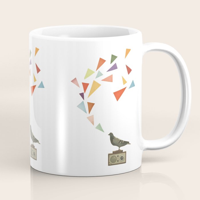 Pigeon Radio Coffee Mug Gallery Image 1