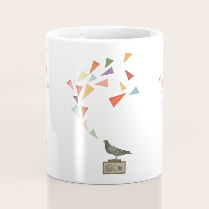 Pigeon Radio Coffee Mug Gallery Image 4