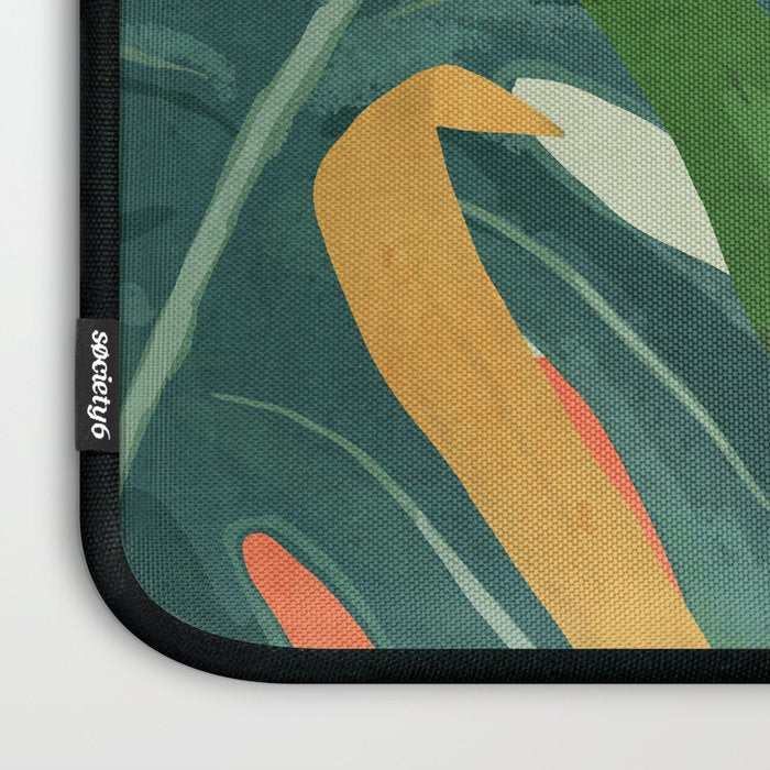 Abstract Art Tropical Leaves 118 Laptop Sleeve Gallery Image 3