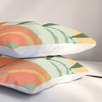 Abstract Art Tropical Leaves 118 Pillow Sham Gallery Image 3