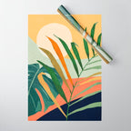 Abstract Art Tropical Leaves 118 Wrapping Paper Gallery Image 1