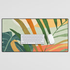 Abstract Art Tropical Leaves 118 Desk Mat Gallery Image 1