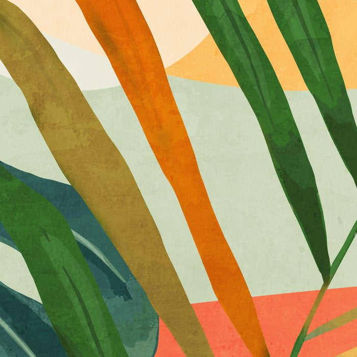 Abstract Art Tropical Leaves 118 Coffee Mug Gallery Image 2