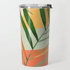 Abstract Art Tropical Leaves 118 Travel Mug Gallery Image 2
