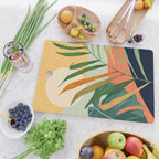 Abstract Art Tropical Leaves 118 Cutting Board Gallery Image 2