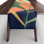 Abstract Art Tropical Leaves 118 Table Runner Gallery Image 1