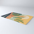 Abstract Art Tropical Leaves 118 Rug Gallery Image 3
