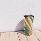 Abstract Art Tropical Leaves 118 Travel Mug Gallery Image 4