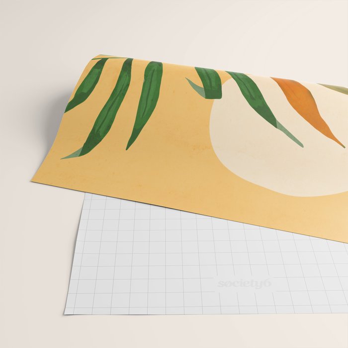 Abstract Art Tropical Leaves 118 Wrapping Paper Gallery Image 2
