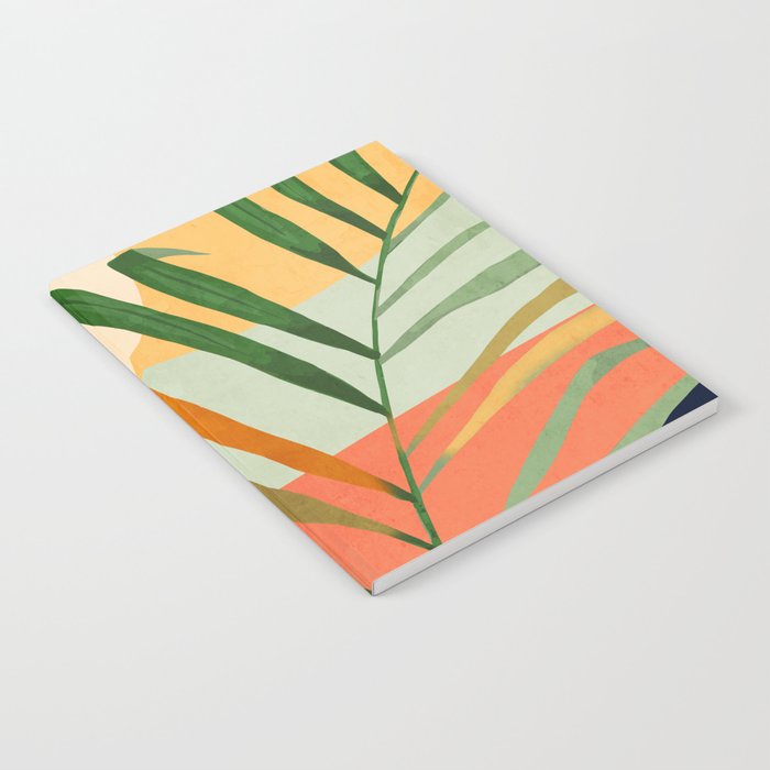 Abstract Art Tropical Leaves 118 Notebook Gallery Image 2