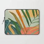 Abstract Art Tropical Leaves 118 Laptop Sleeve Gallery Image 1
