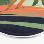 Abstract Art Tropical Leaves 118 Bath Mat Gallery Image 3