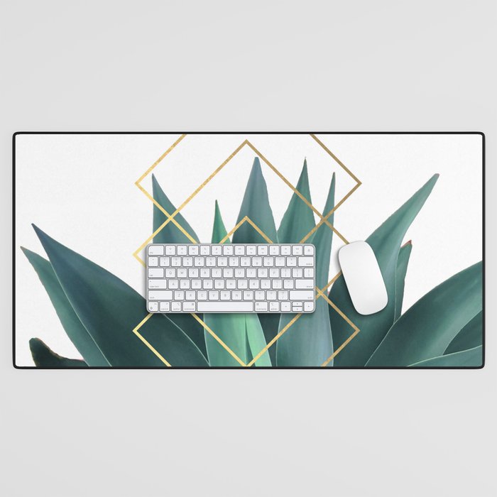 Agave geometrics Desk Mat Gallery Image 1