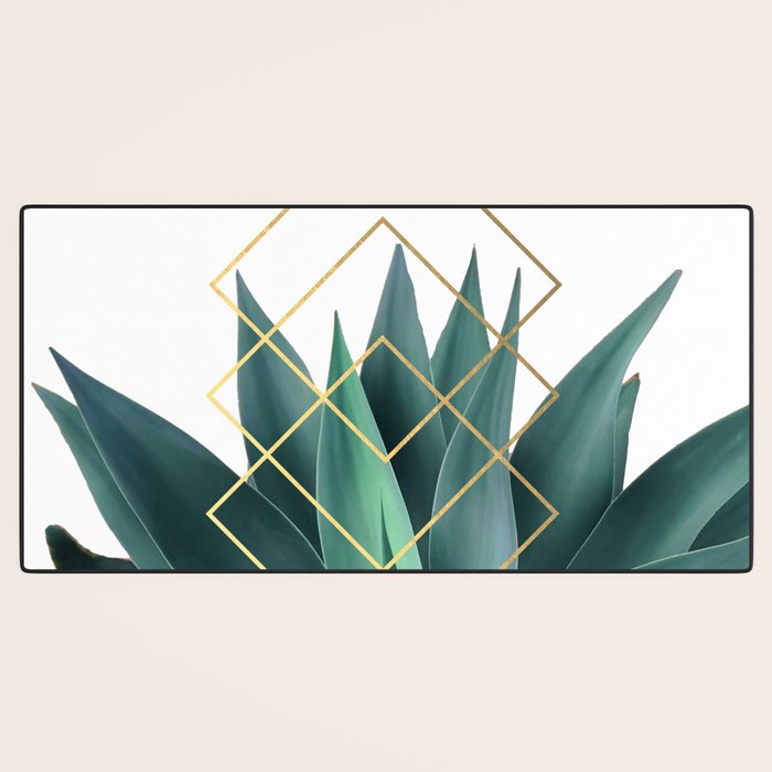 Agave geometrics Desk Mat Gallery Image 3
