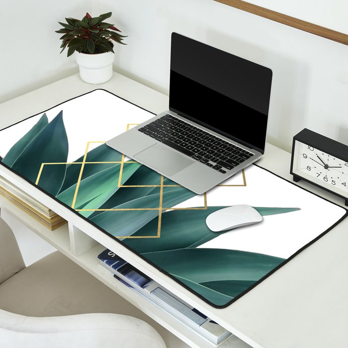 Agave geometrics Desk Mat Gallery Image 2