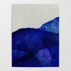 Blue hills abstract Poster Gallery Image 4