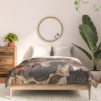LEOPARD AND FLORAL NIGHT PATTERN Comforter Gallery Image 3