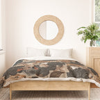 LEOPARD AND FLORAL NIGHT PATTERN Duvet Cover Gallery Image 3
