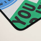 Retro cartoon sticker label pattern Desk Mat Gallery Image 4