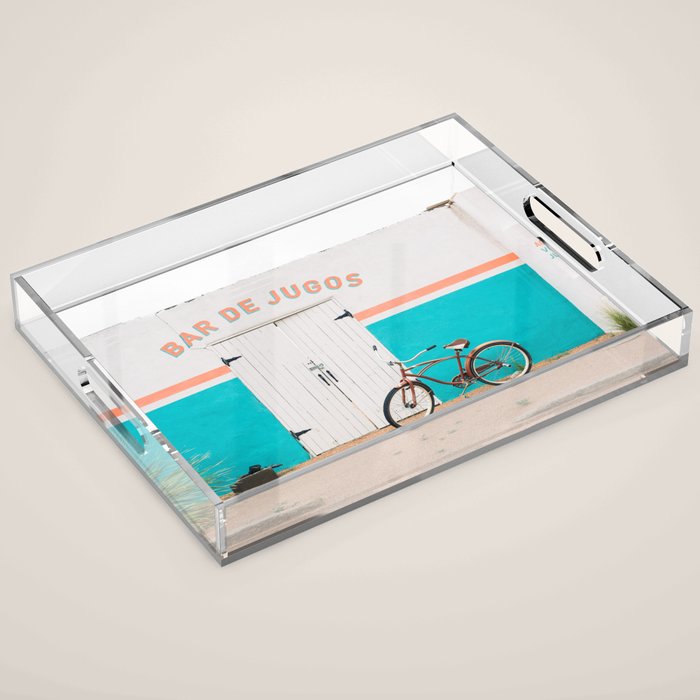 Colorful Marfa Texas Photography Acrylic Tray Gallery Image 1