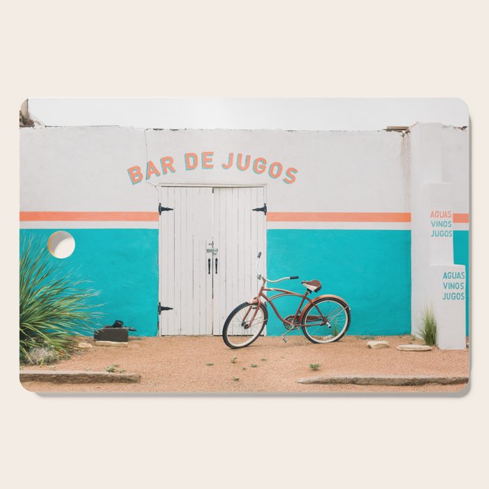 Colorful Marfa Texas Photography Cutting Board Gallery Image 1