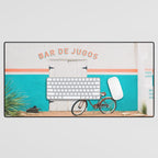 Colorful Marfa Texas Photography Desk Mat Gallery Image 1