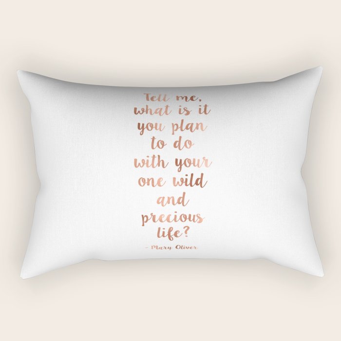 Wild and precious life Rectangular Pillow Gallery Image 1