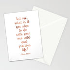 Wild and precious life Stationery Card Gallery Image 2