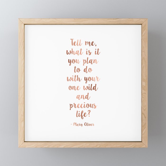 Wild and precious life Mini Art Print Gallery Image 1
