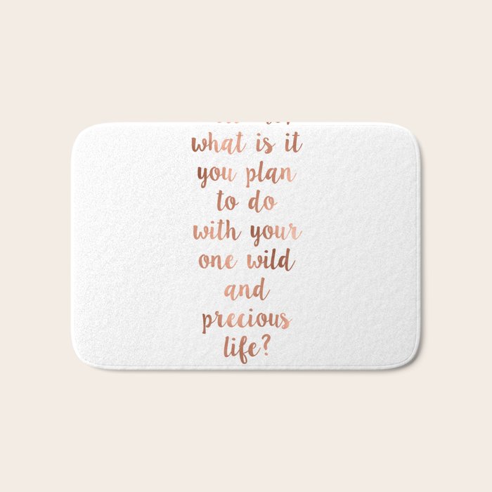 Wild and precious life Bath Mat Gallery Image 1