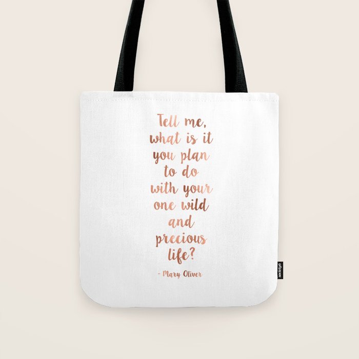 Wild and precious life Tote Bag Gallery Image 1