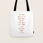Wild and precious life Tote Bag Gallery Image 1