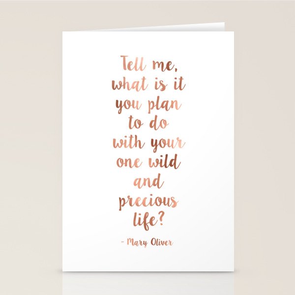 Wild and precious life Stationery Card Gallery Image 2